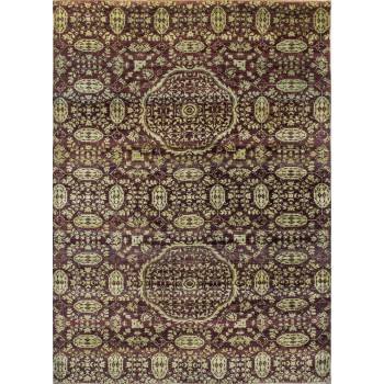 Indyjski jedwabno-wełniany dywan