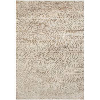 Indyjski ręcznie tkany dywan z jedwabiu i wełny