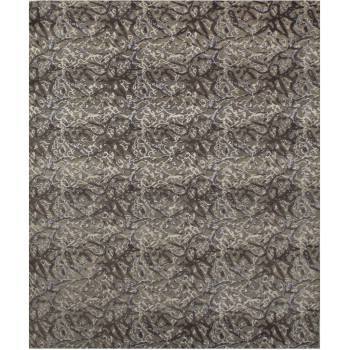 Jedwabno-wełniany, ręcznie tkany indyjski dywan