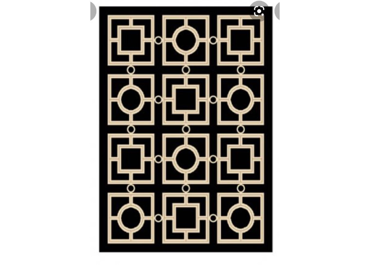 Szkic dywanu - 250 na 200, szary, nowoczeny, geometryczny